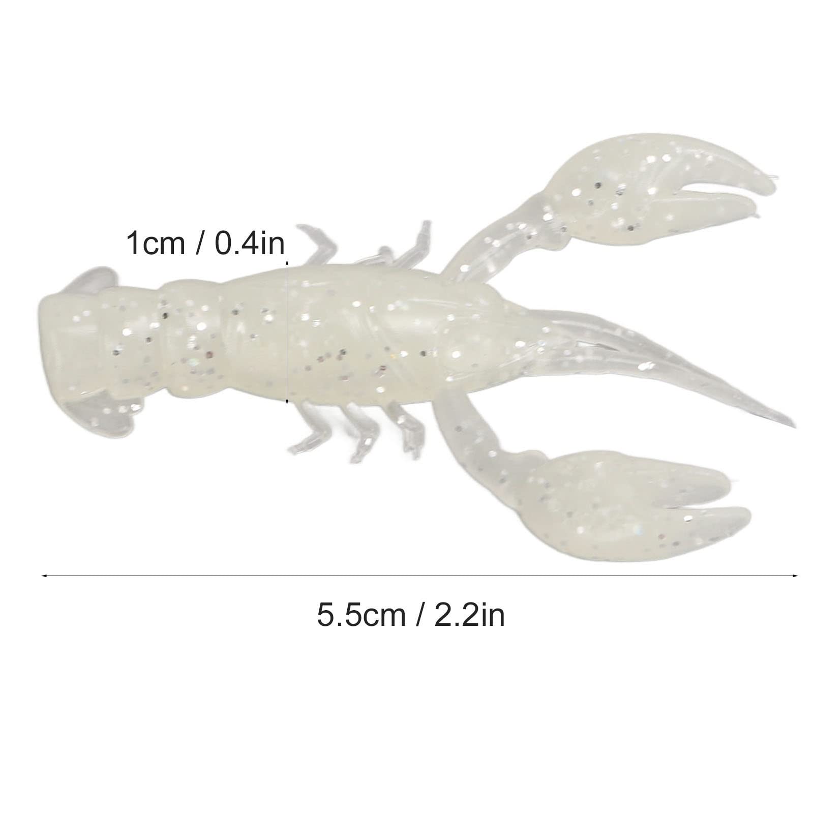 Gavigain crawdad soft lure compatible with standard jig heads