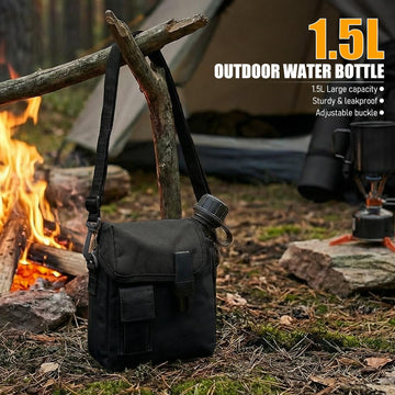 Gavigain bottle bag with pocket shown for organizing keys and essentials.