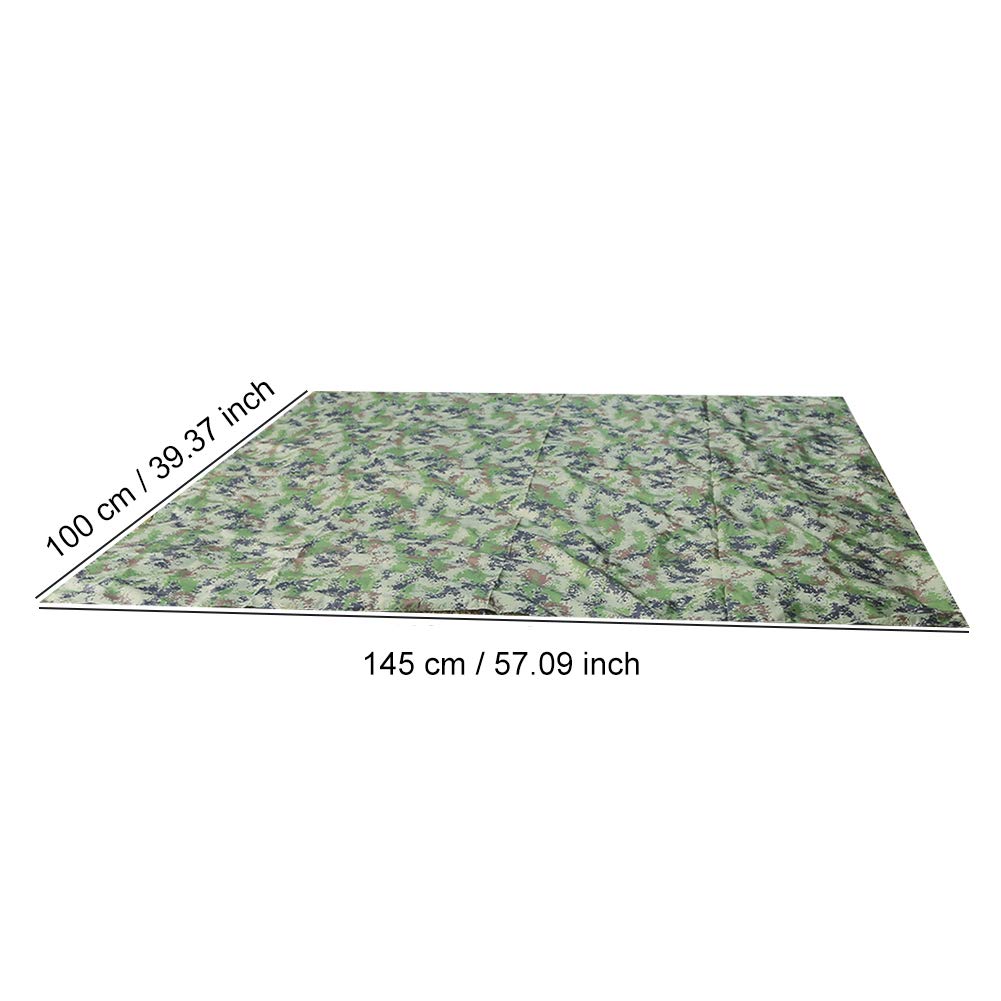 Gavigain camo bushcraft tarp social-space provides shade for gatherings.
