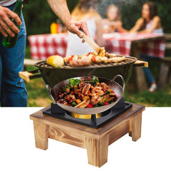 Gavigain enviro-friendly fuel alcohol minimizes emissions during camping.