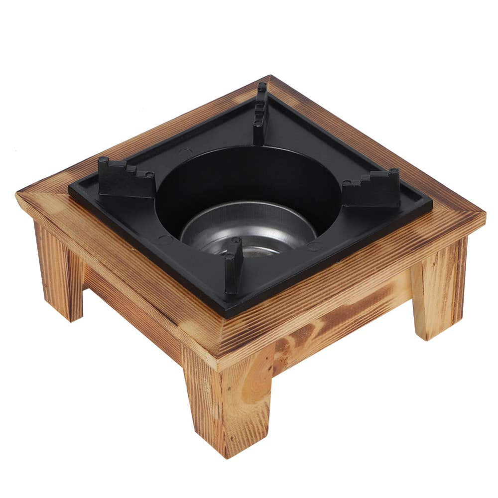 Gavigain multiuse outdoor stove fits picnics, camping, and spontaneous cookouts.