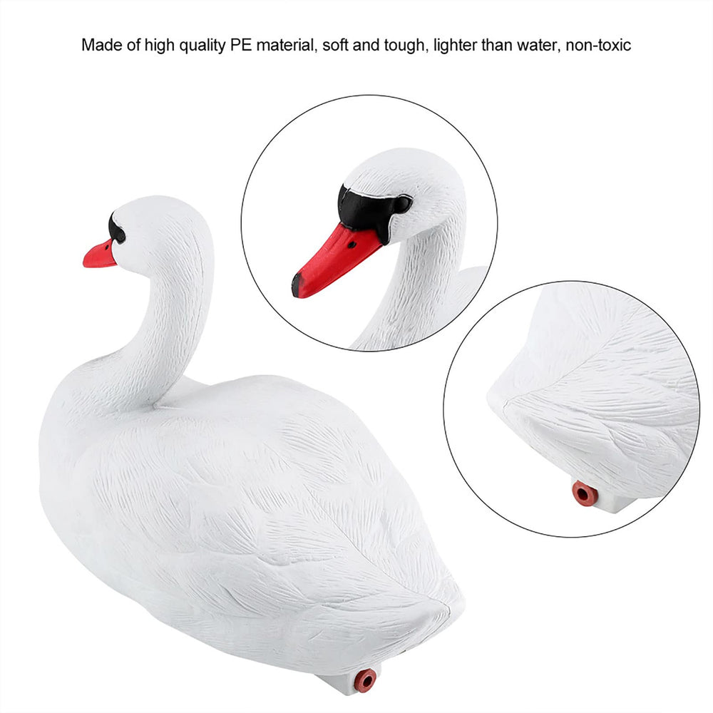 Gavigain PE material swan decoration is lightweight and durable