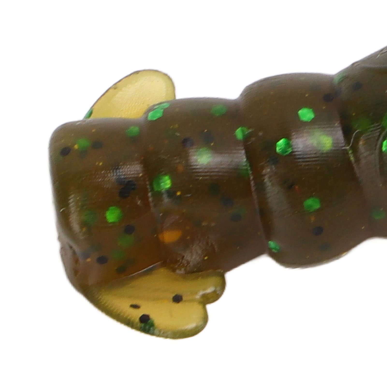 Gavigain perch and carp-friendly green crawdad lure for versatile catches.