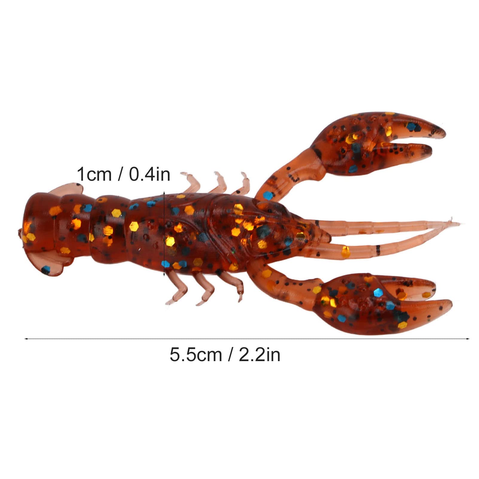 Gavigain brown water view captures in-water lure visibility