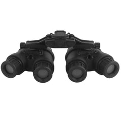 Gayontech foldable helmet mount on night vision dummy enables adjustable angles.