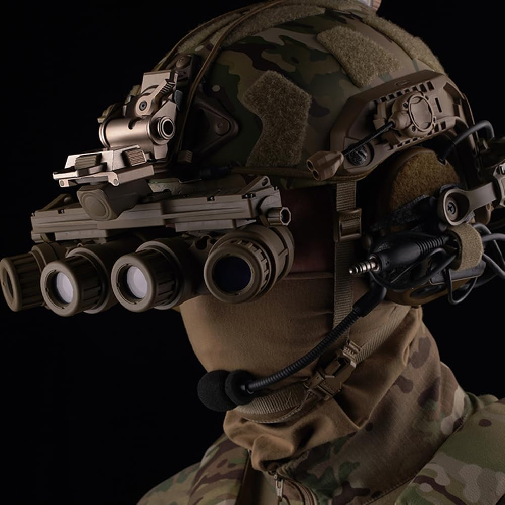 Gayontech night vision goggles model in black finish—sleek display prop for collection.