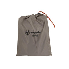 Gazelle Tents G5 footprint waterproof-test image demonstrates protection up to 3000mm for wet conditions.