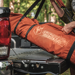 Gazelle Tents GA110 padded shoulder strap enhances comfortable transport.