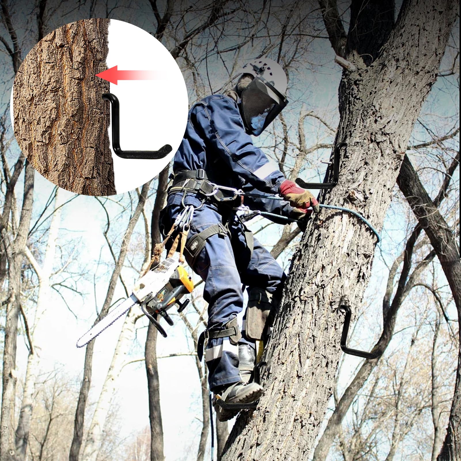 GBACHOOSE full 12-pack kit demonstrates efficient tree access for hunters