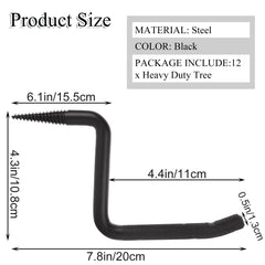 GBACHOOSE steel tree steps resist wear during rugged hunting climbs.
