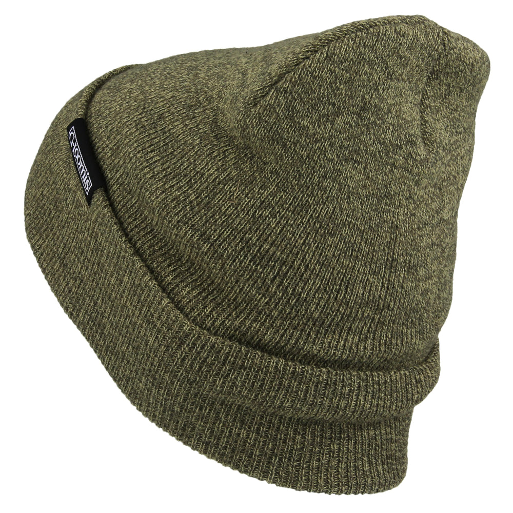 G. Loomis Beanie Olive logo close-up