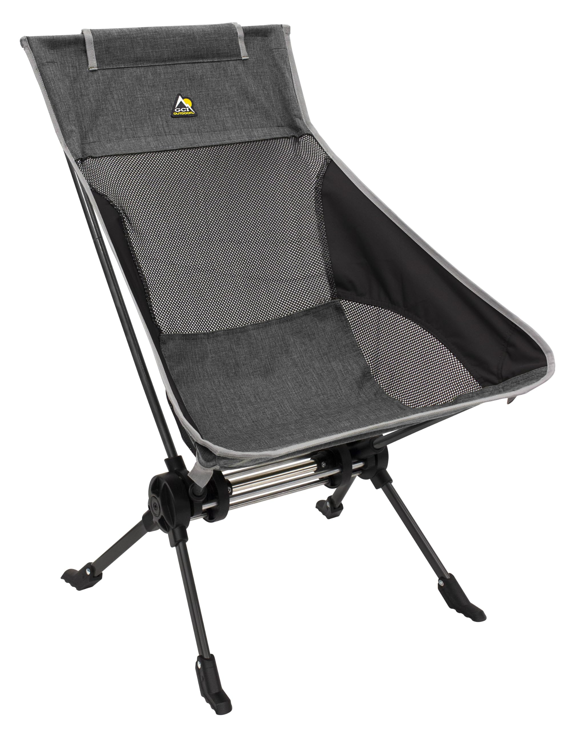GCI Outdoor Compack Rocker with torsion rocking for smooth outdoor comfort.