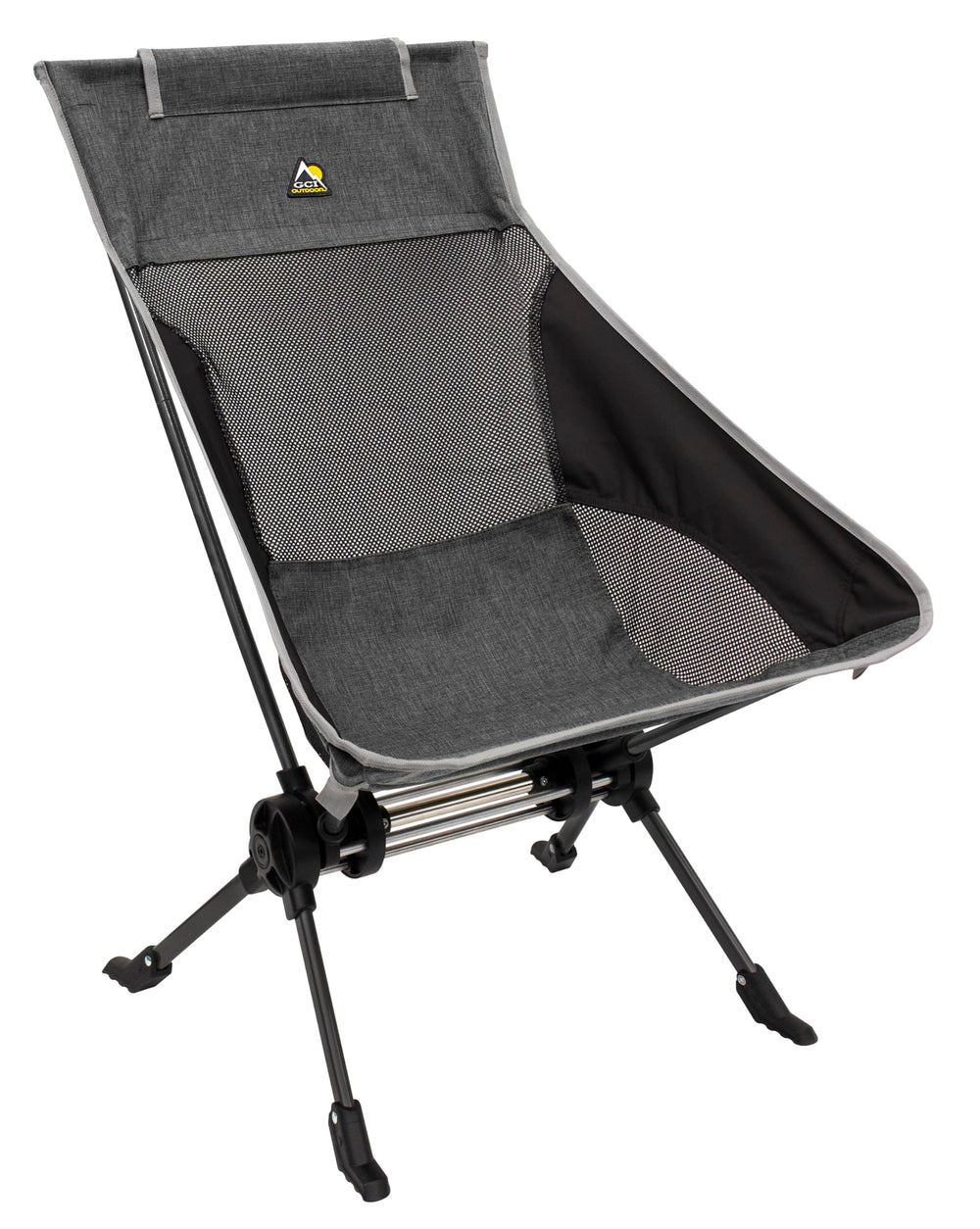 GCI Outdoor Compack Rocker with torsion rocking for smooth outdoor comfort.