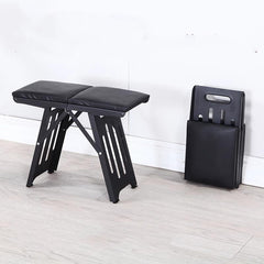 GDCARSL folding stool features lightweight design for easy carrying on trips.