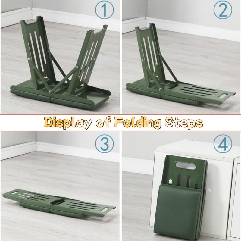 GDCARSL non-slip feet on grass, sand, and concrete