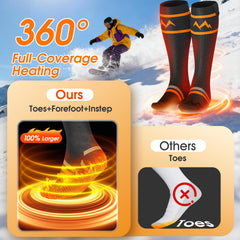 GDFFZM heated socks 360° warmth around the foot