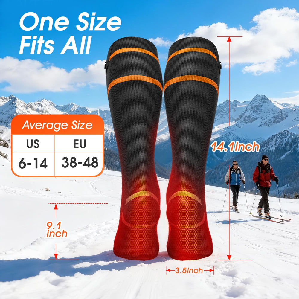 GDFFZM heated socks all-day warmth for everyday winter wear