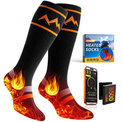 GDFFZM heated socks app control panel rendering fast heat for outdoor activities