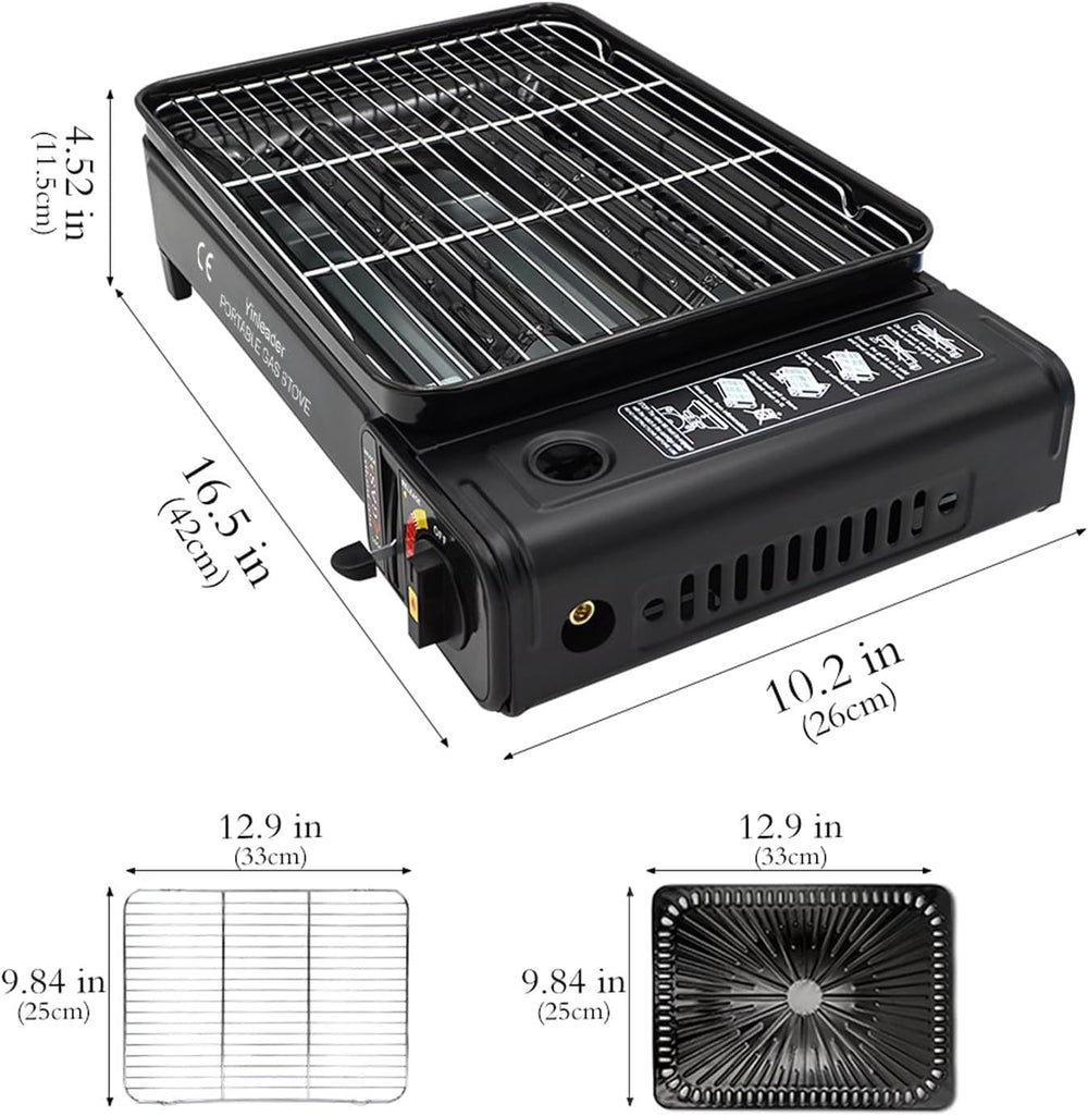 GDIFLS wind guard and grease tray aid heat management