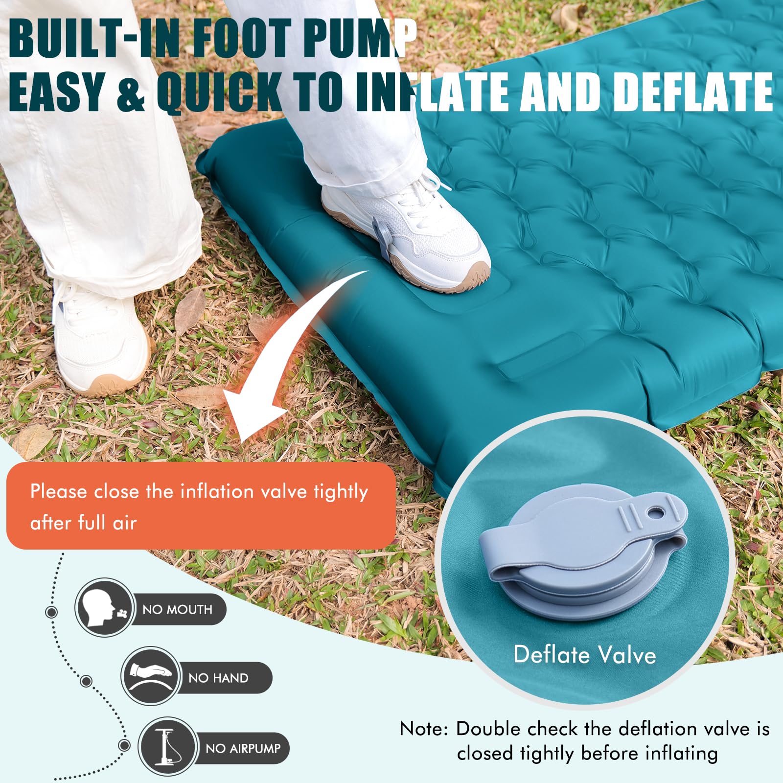 GDREAMT compact pack size 10.43 x 3.5 inches helps easy backpacking.