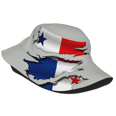 GDUUASB Panama flag pattern hat—vibrant print for casual outdoor adventures.