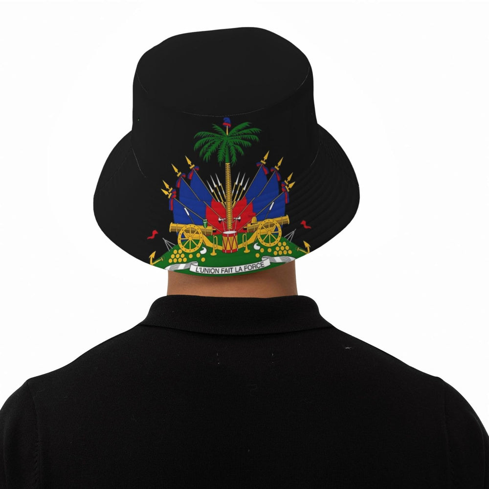 GDUUASB Haiti Flag Hat for travel and hiking on scenic trails.