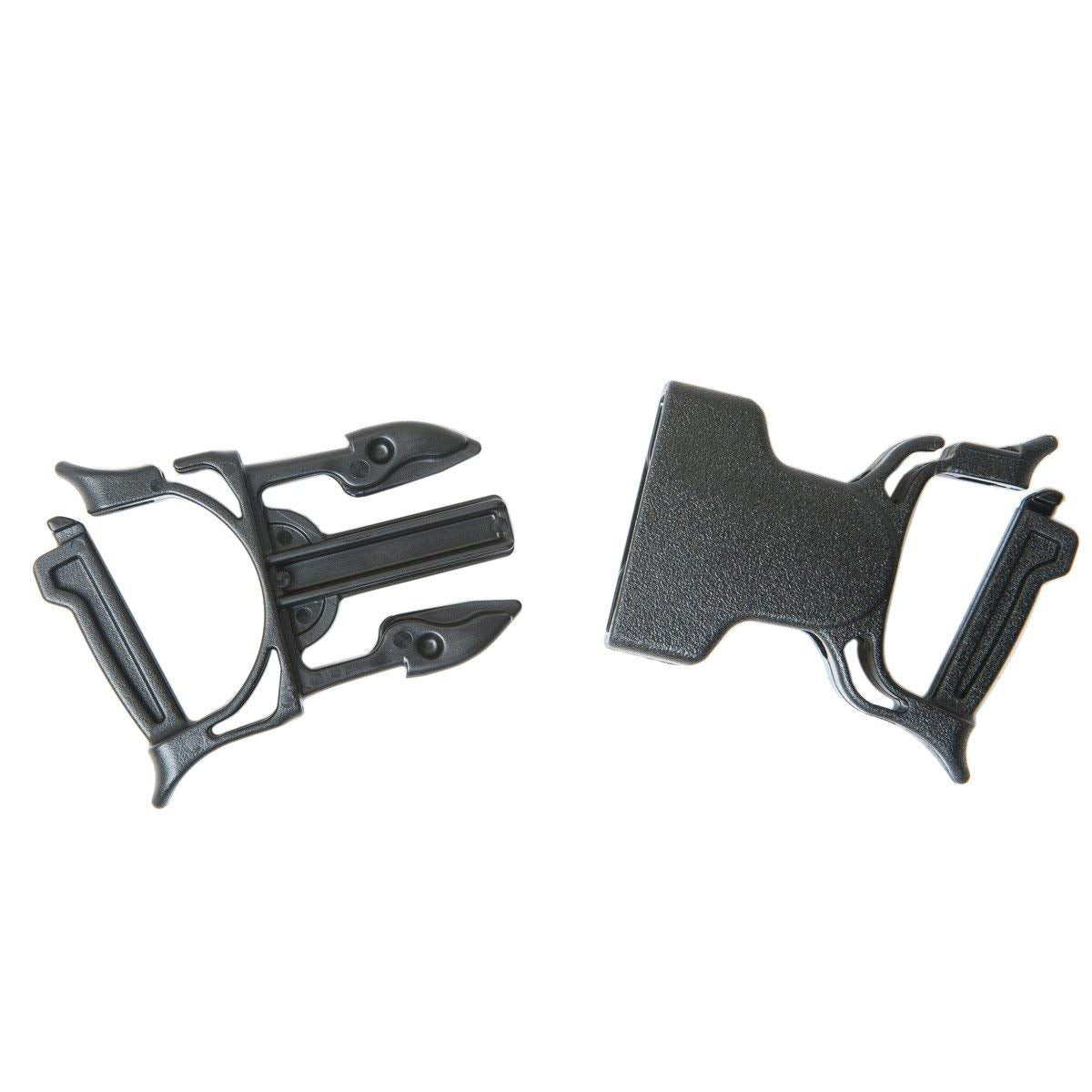 Gear Aid Dual Snap Bar Buckle 1-inch black installed on a dry bag for quick repair.