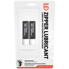 Gear AID Hard Wax 2-pack targets tent and luggage zippers