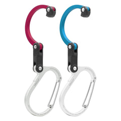 GEAR AID HEROCLIP Medium grips a dog leash on a table for quick organization