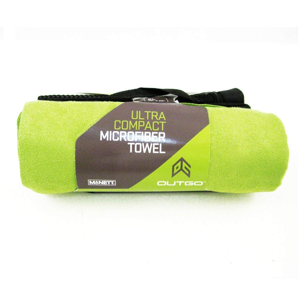 GEAR AID Quick Dry Microfiber Towel Nav Green Large 30x50 for gym and travel