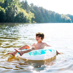 GEAR AID Tenacious Tape Flex patch applied to PVC inflatables delivers a weatherproof seal