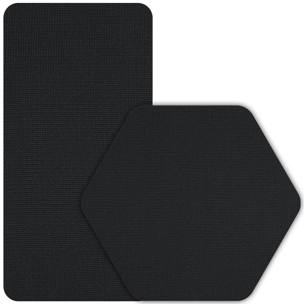 GEAR AID Tenacious Tape hex patch adheres to Gore-Tex jackets for quick, lasting sealing.