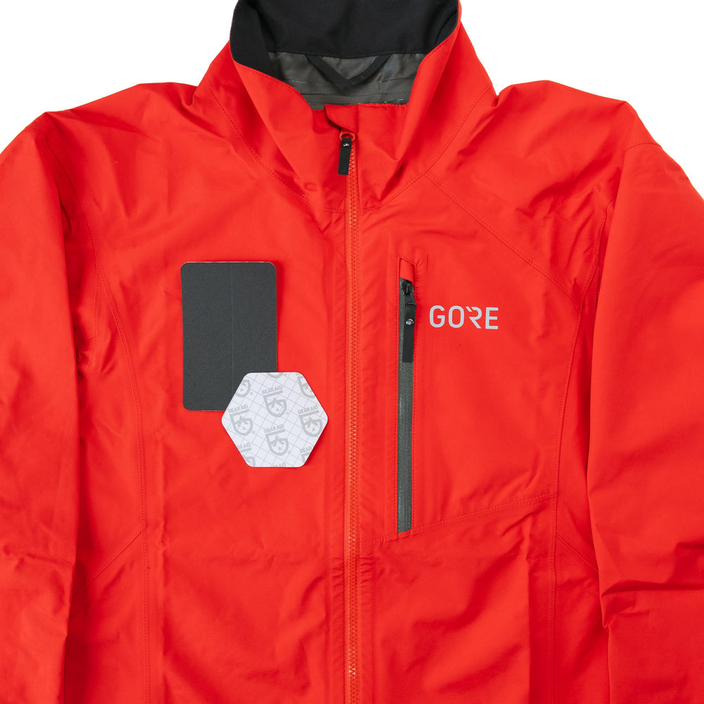GEAR AID pants patch helps extend trekking gear through cold mornings.