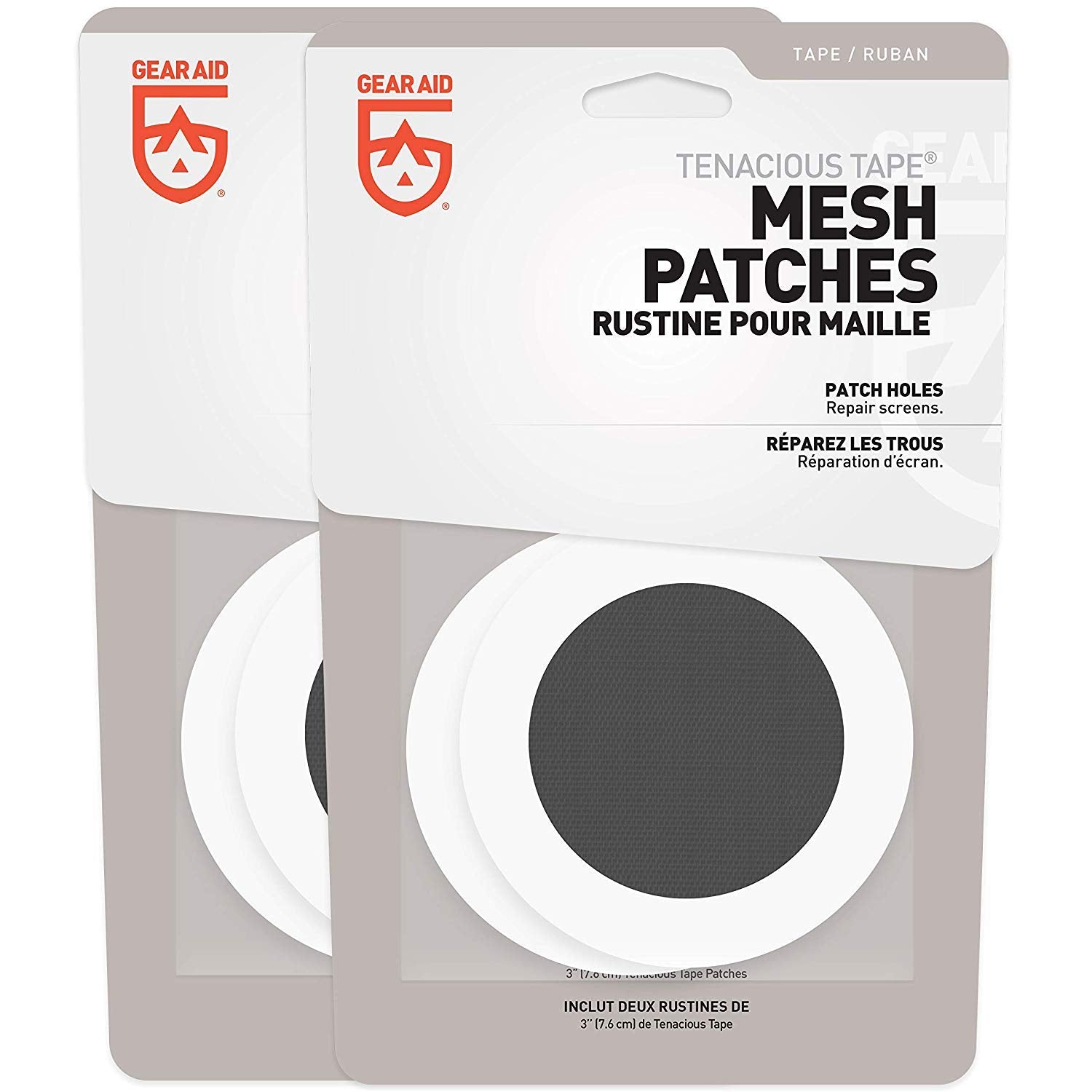Gear AID Tenacious Tape Mesh Patch seals bug net securely for uninterrupted outdoor evenings.