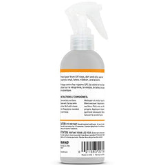 GEAR AID UV Protectant used on a boat cover to maintain vinyl rigidity