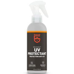 GEAR AID UV Protectant applied to a tent fabric to prevent cracking