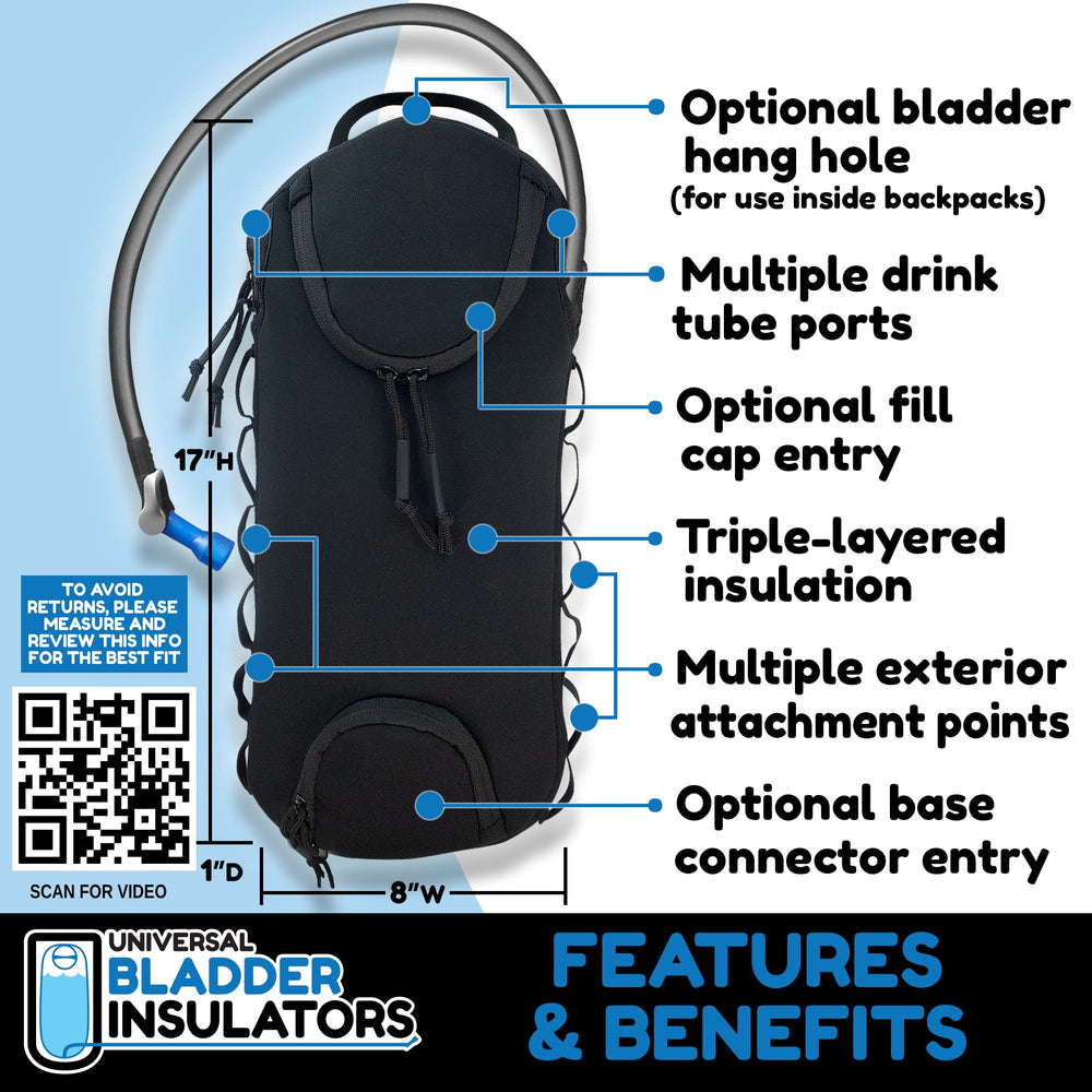 Gearhandle sleeve with back hang hole demonstrates secure hanging inside backpacks.