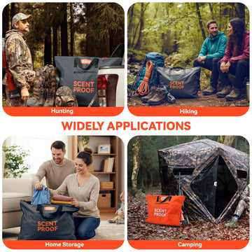 GearOZ two-pack grey model offers versatile storage for hunting, travel, and camping.