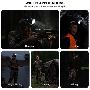 GearOZ adjustable beam angle for close or distant illumination.