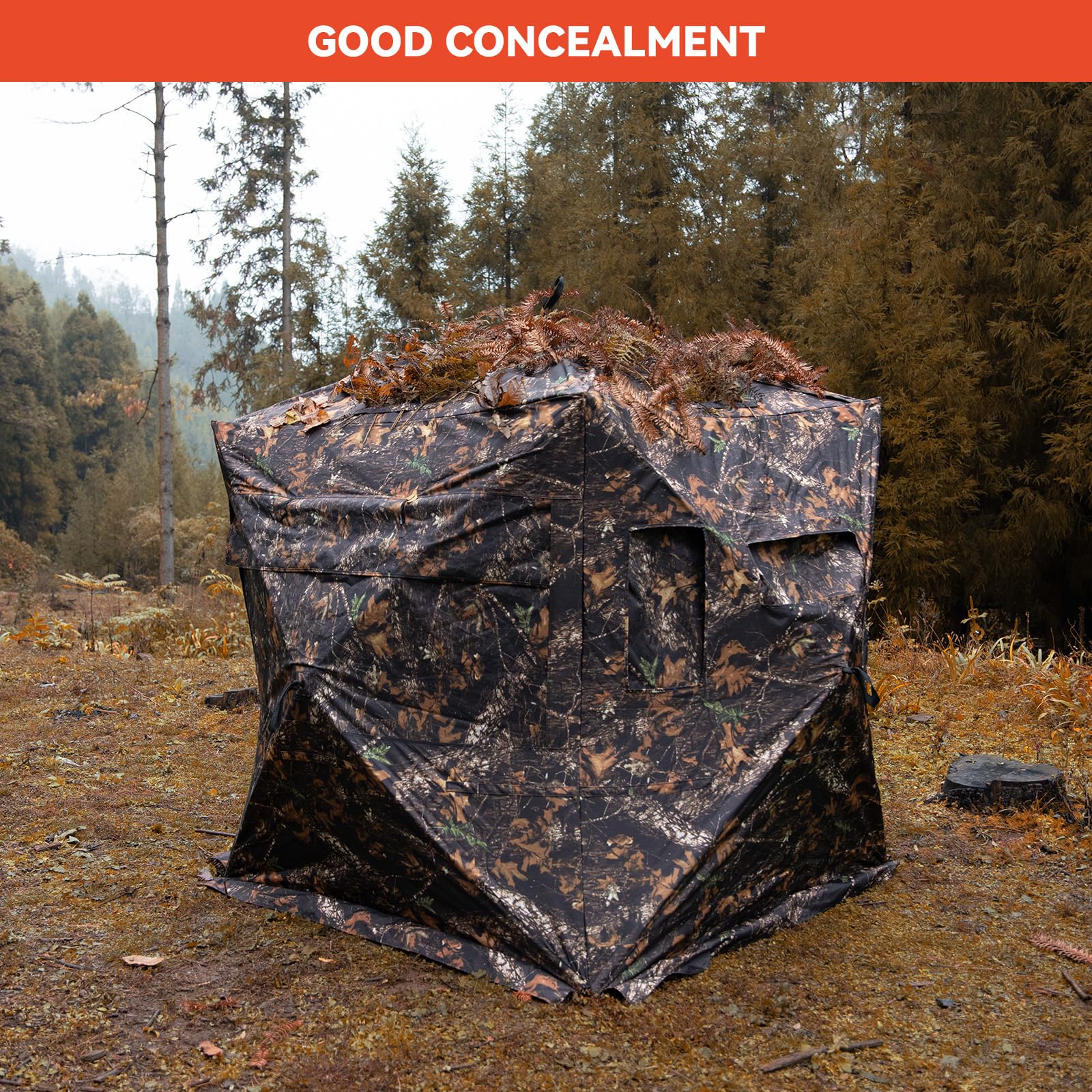 GearOZ blind comes with carry bag for effortless transport and storage