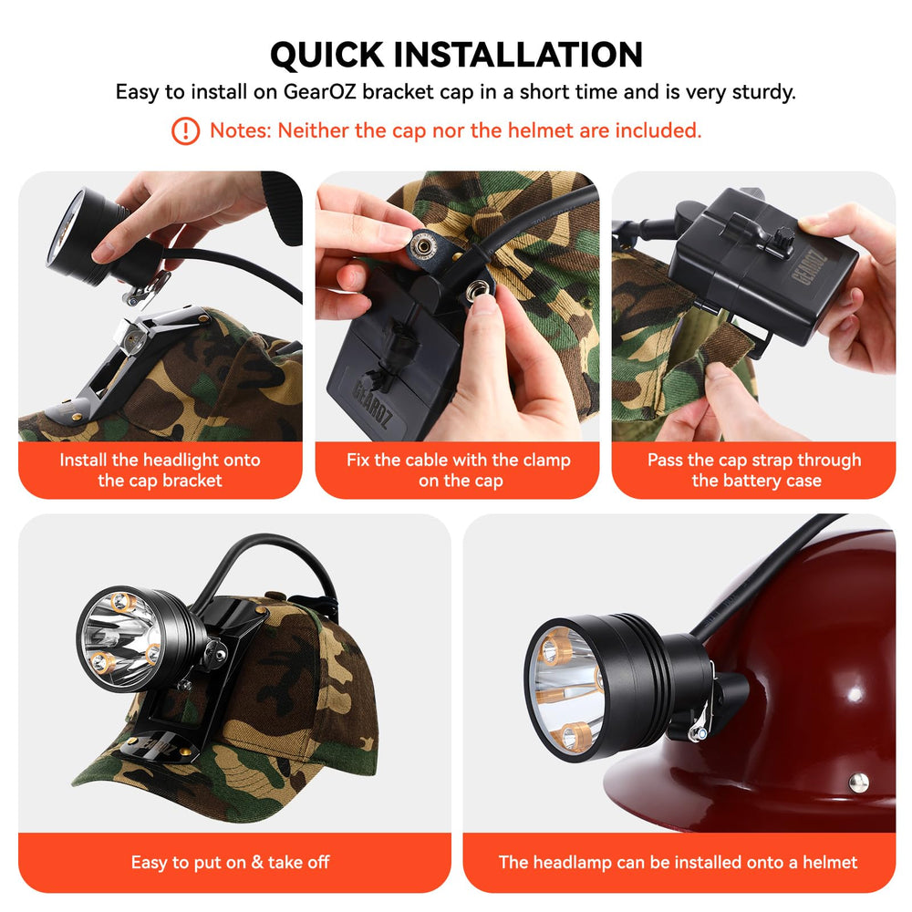 GearOZ includes home and car chargers for convenient recharging.