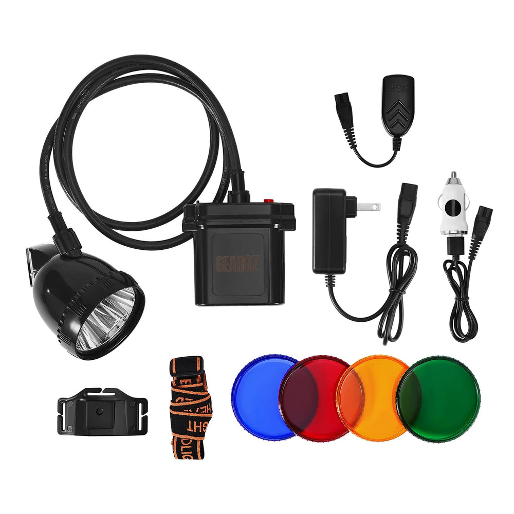 GearOZ includes home and car chargers for flexible on-the-go recharging.