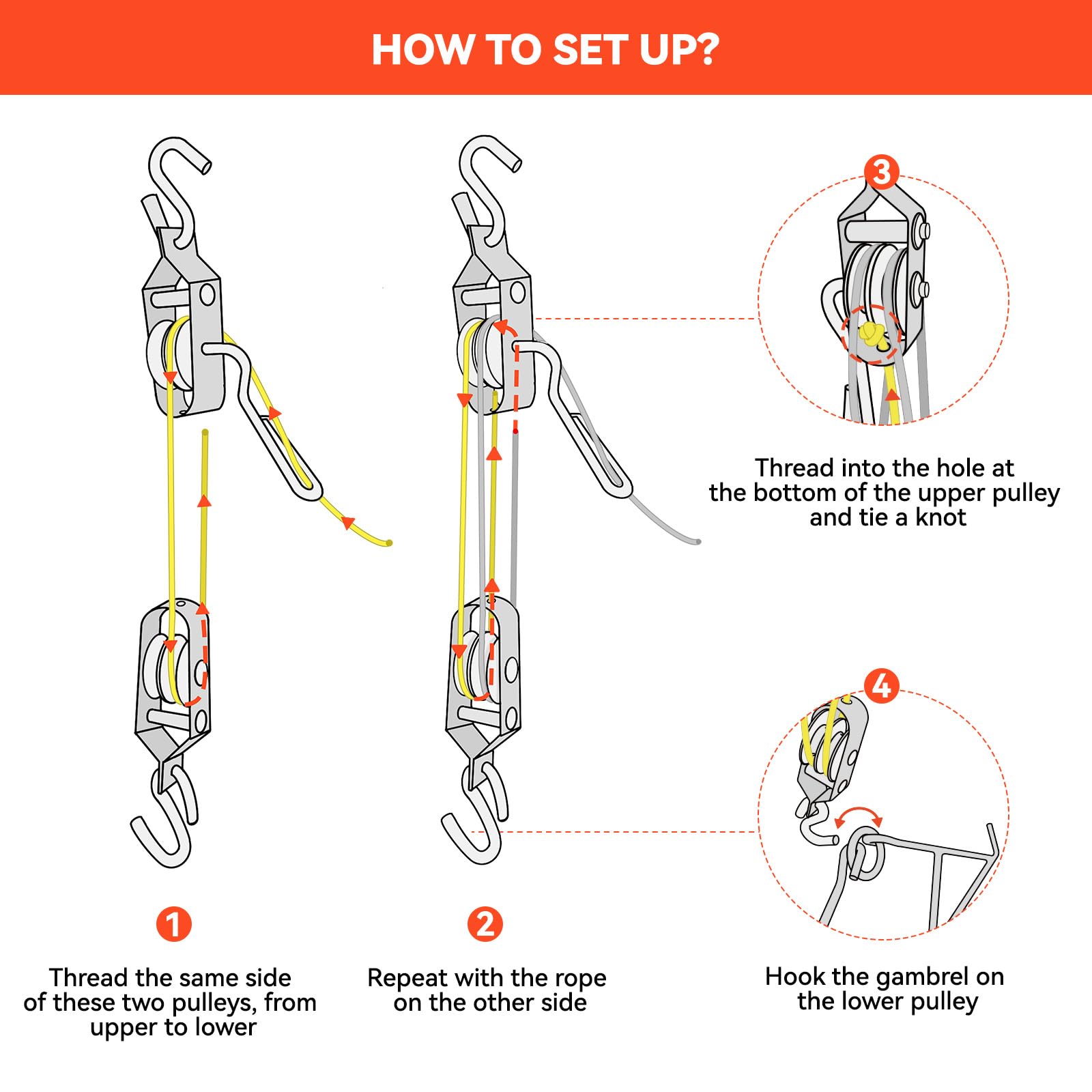 GearOZ Deer Hanger easy assembly saves time in the field