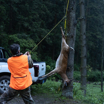 GearOZ Deer Hanger elk carcass lift during processing
