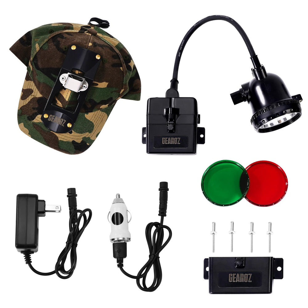 GearOZ camping setup with vivid illumination for setup and chores