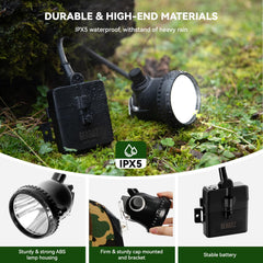 GearOZ red-filter view helps scan predators at night with reduced disturbance
