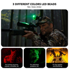 GearOZ headlamp six lighting modes for versatile close and long-range tasks