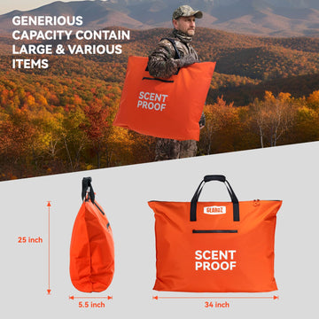 GearOZ hunting bag external pocket offers quick-access essentials on trips.