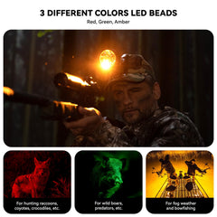 GearOZ IPX5 waterproof design resists rain and rugged terrain.