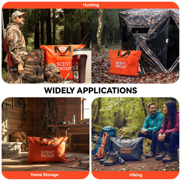 GearOZ two-pack orange duffle is ideal for travelers.